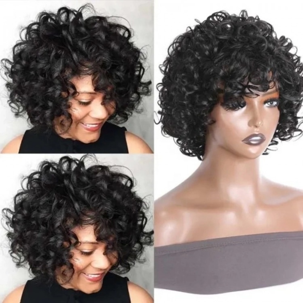 UNice Bouncy Curl Short Curly Pixie Cut Wear & Go